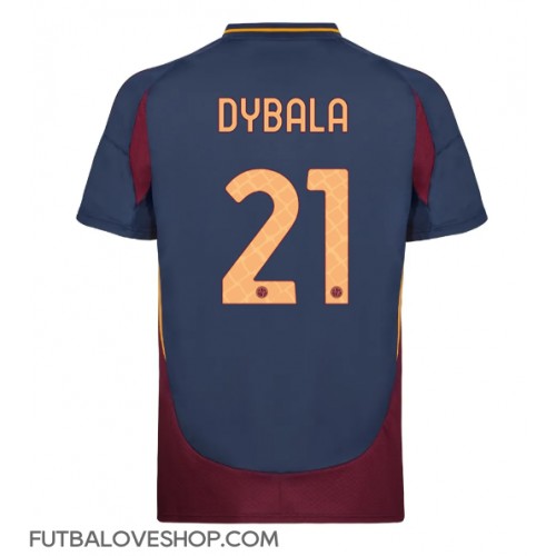 Dres AS Roma Paulo Dybala #21 Tretina 2024-25 Krátky Rukáv